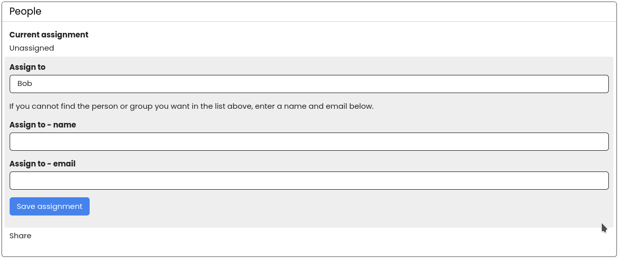 Task assignment