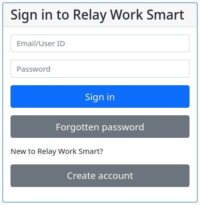Start page when clicking on link for connection request